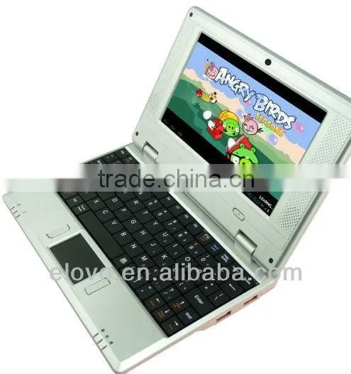 7 inch cheap china laptop mini Netbook android WM8850 with wifi webcamera