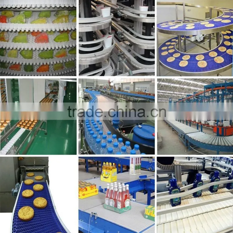 Engineering cheap price teflon conveyor belt plastic pom slat conveyor belt chain for machining