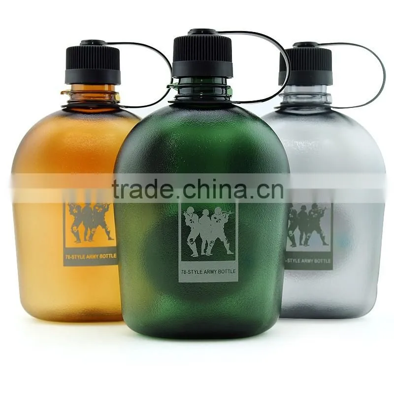 18oz Portable Suitable Frosted Army Water Bottle Military Water Bottle