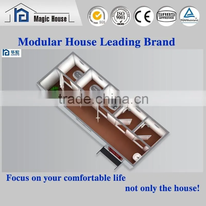 Most Economical Prefab Bathroom Toilet Modular House with Self Assembling Video