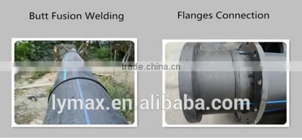 Plastic pressure pipe fittings HDPE pipe fittings for water supply pipe