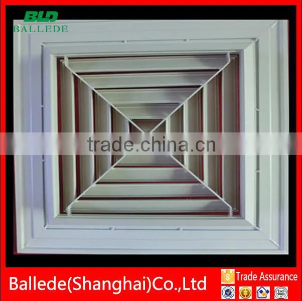 air conditioning aluminum 4 way air diffuser