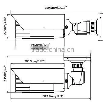 2.1 Megapixel HDcctv Bullet Camera