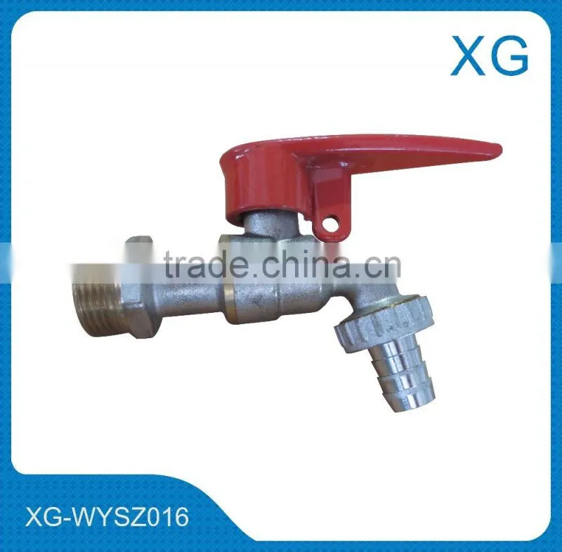 Cheap price brass body brass ball water tap with lock/garden water faucet with lock/Child lockable water bibcock water faucet