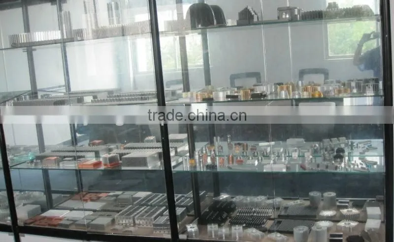 Clear anodize 6000/7000 sezies aluminum heat sink by cutting from extrusion profile EP-087