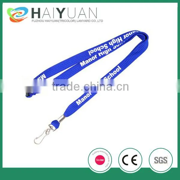 flat tube lanyards for high schools