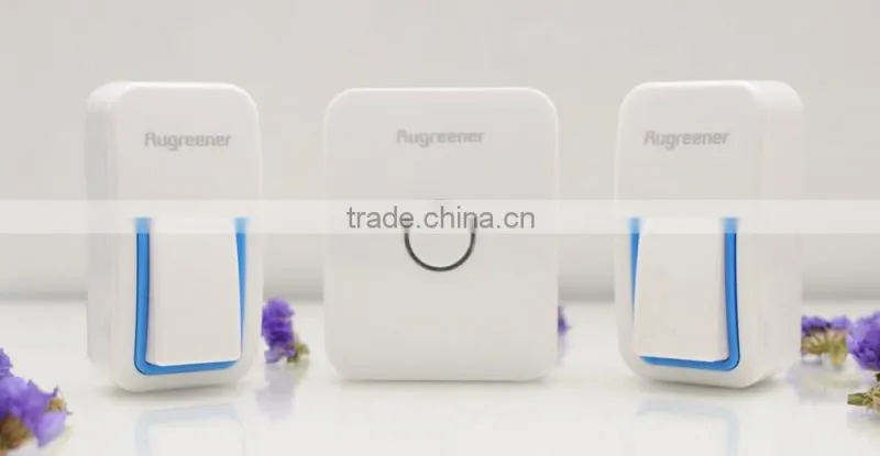 Waterproof Design Battery-less Wireless Doorbell Hot Sell with AS/EU Plug