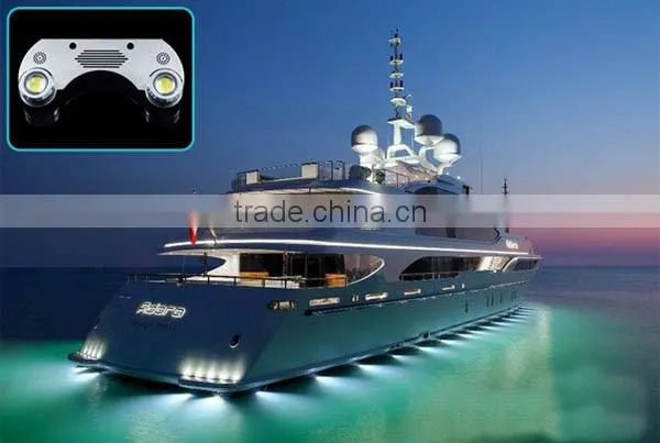 Blue White 2x9W Surface Mount LED Marine Navigation Lights