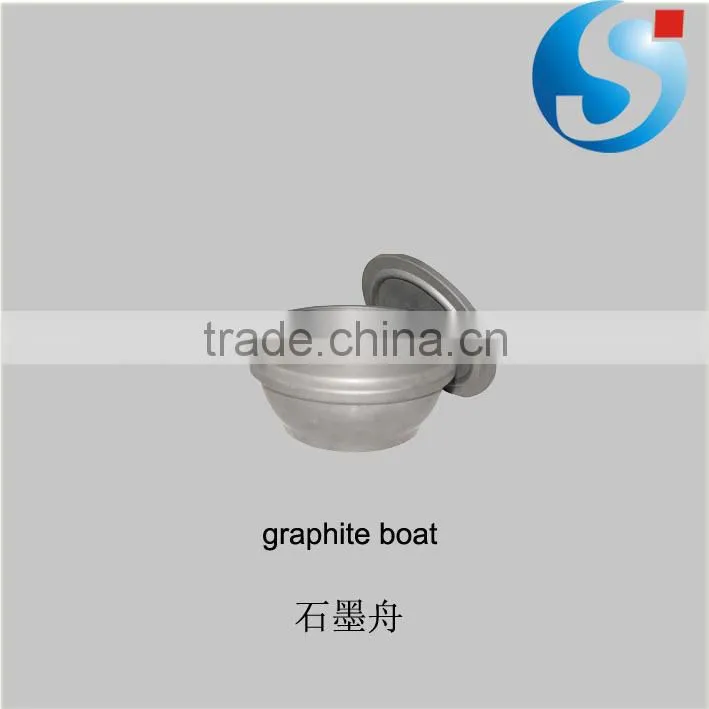 High pure metallurgy graphite boat high strength graphite boat