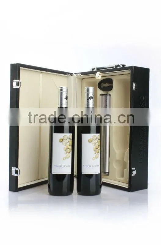 Latest wooden wine gift box design 2013