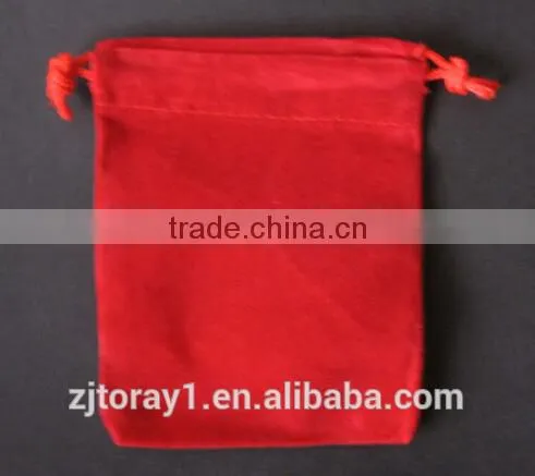 Small Colorful Polyester Drawstring Cord Bag For Gift Storage