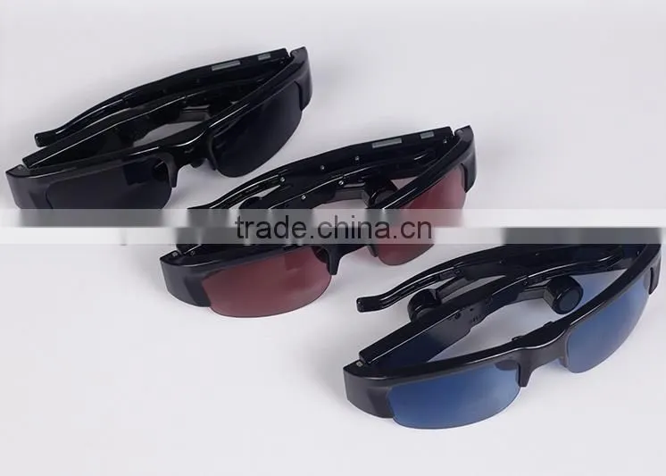 smart wireless waterproof bone conduction bluetooth headset sunglass phone with bluetooth