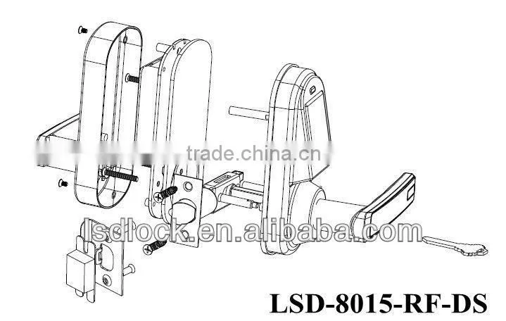 RFID Lock LS8015 For Dormitory