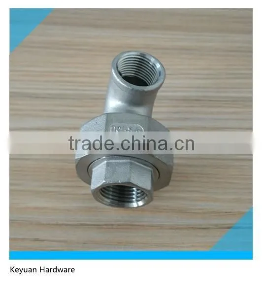 1" Female x 1" Female Cast Union Coupling Elbow Type
