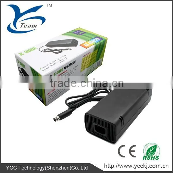 new products ! ! cheap video game accssory adapter for xbox 360 E brick black UK/EU/AU/US standard availbale with best price