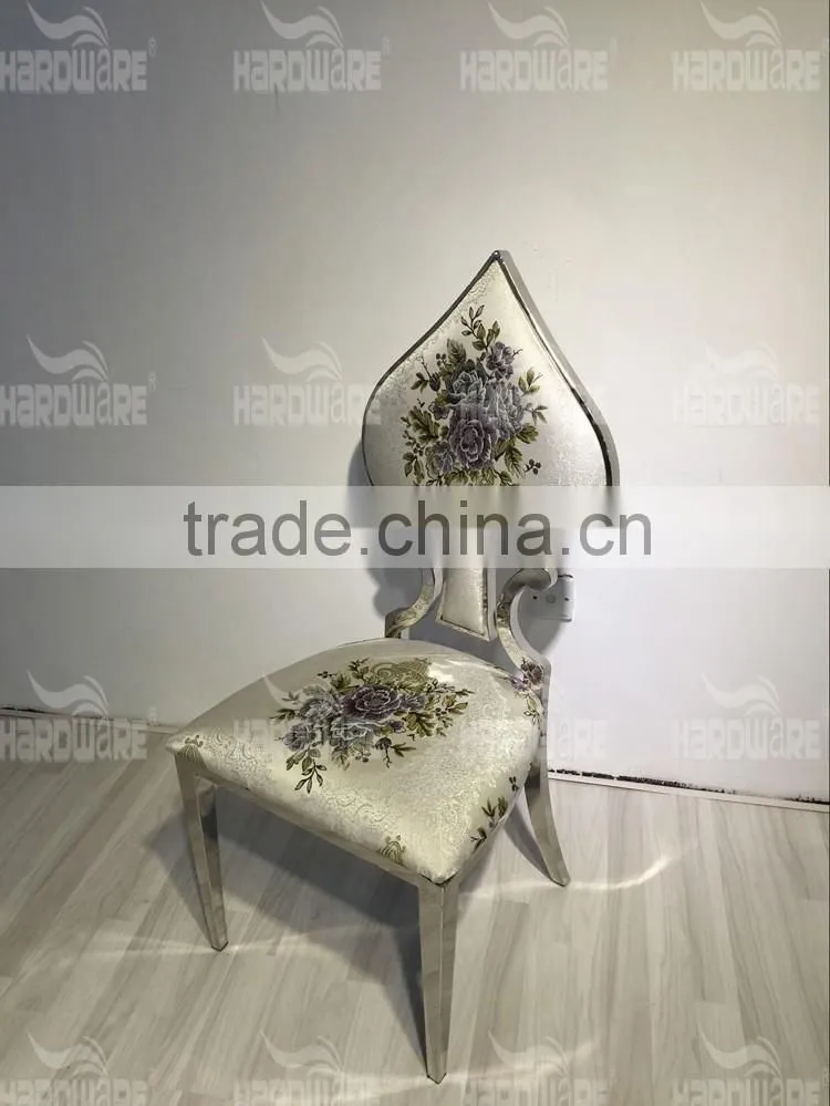 2016 stainless steel chair for dining room furniture