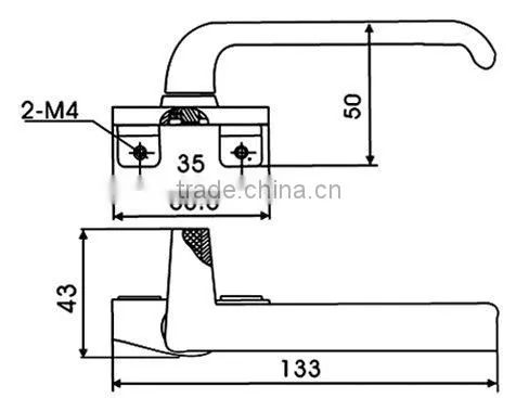 Aluminium Casement Door Handle,Pull Handle
