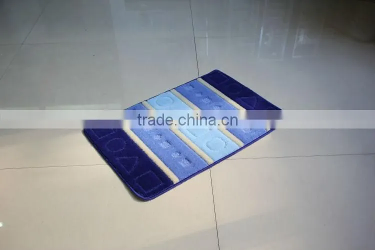 door mat Anti-slip door mat with TPR room mat