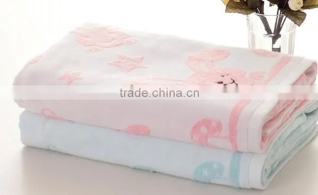 Wholesale 100% cotton yarn dyed jacquard elegant face towels