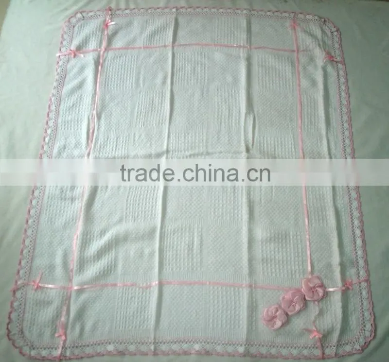 BC1063A cheap flowers baby shawl