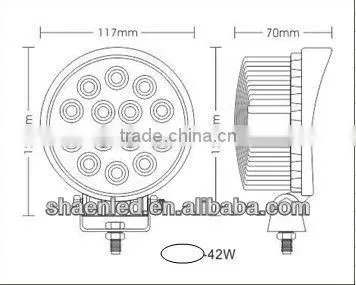 High Power 180w 10000lm 6000K High Brightness LED Work Light / Lamp