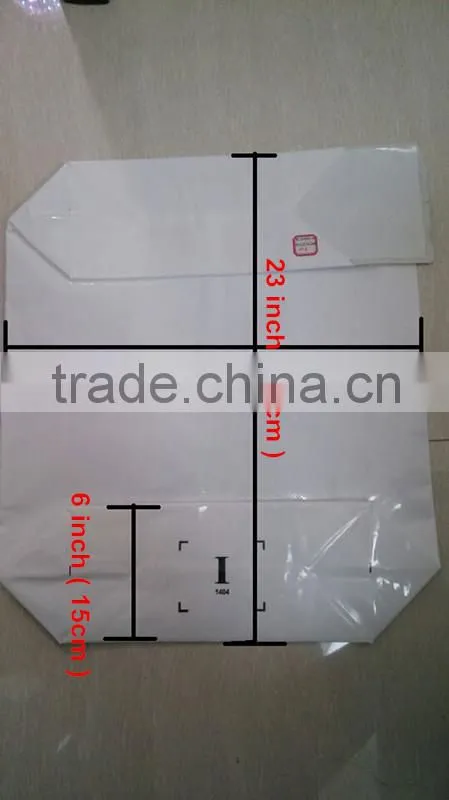 Anti-slip cheap plastic pe bag for powder packing