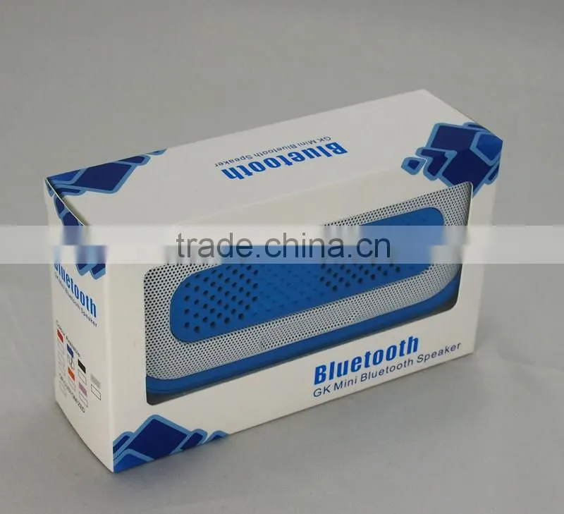 2015 Best Price GK-A23 Portable Bluetooth Speaker USB Flash Function support FM radio Wireless Bluetooth Speaker