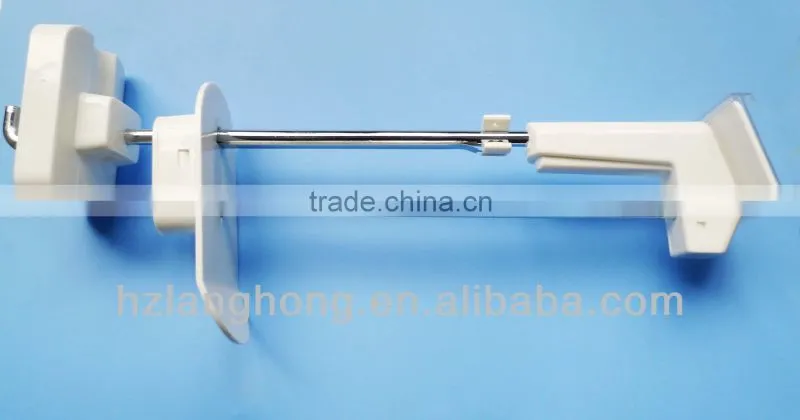 Secure display hooks with pusher for retail store H1001