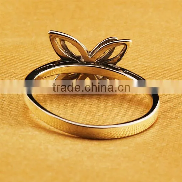 2016 Hot sale silver jewelry 925 Sterling silver ring flower design