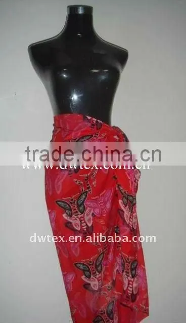 100%acrylic or cotton Beach pareoor Beach sarong
