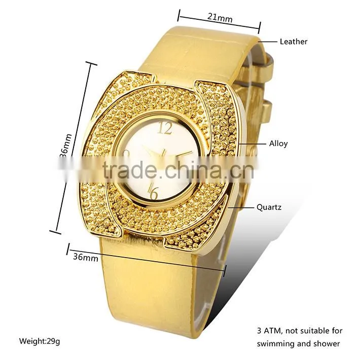 Jewelry 2016 Gold Your Logo Custom Watches