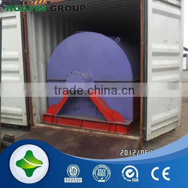 No smoke and bad smell pollution waste tire machine with capacity of 10 tons/day