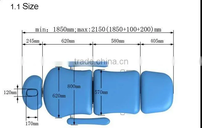 2014 latest products in market 3 motors pedicure bed PS3301 W/CE