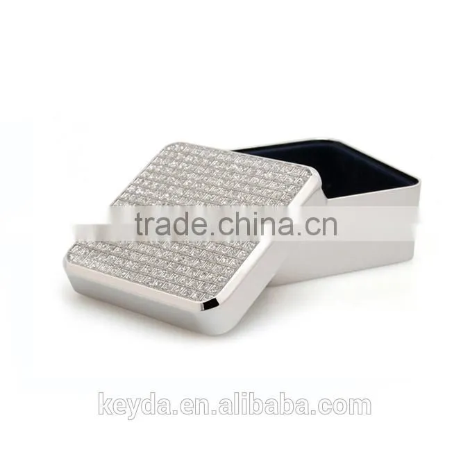 High end heart shaped metal trinket box,fashion wedding gift box,alloy trinket jewelry box