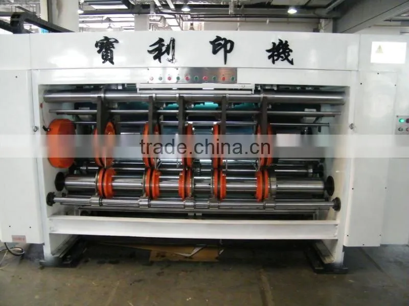 Remarkable performance Automatic 5 color corrugated carton flexo printer slotter die cutter machinery