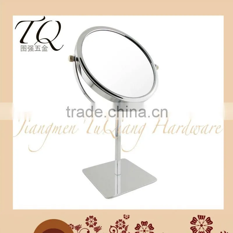 Chrome Metal Table Style Square parabolic mirror