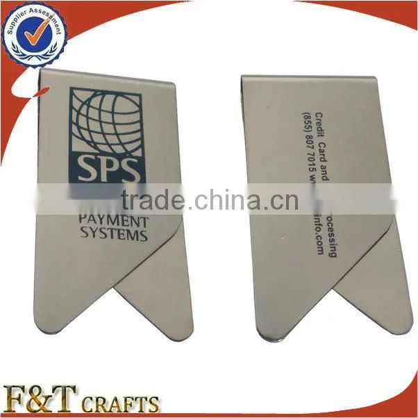 chinese oem supplier boomark square paper clip with custom logo