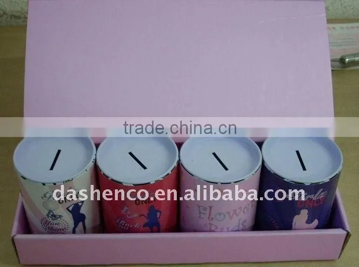 small metal money box for children