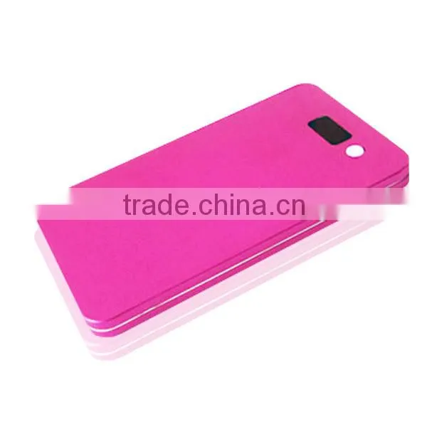 2014 lcd power display make cell phone battery charger polymer phone charger can take it to airplane