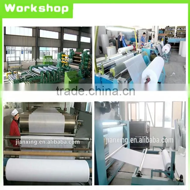 High quality nonwoven thread interlining for garment