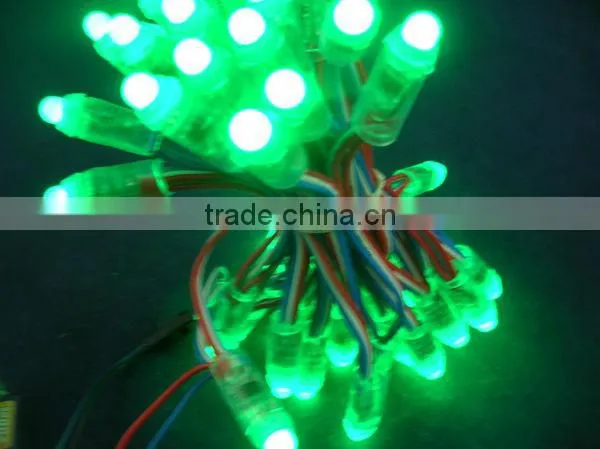 12mm WS2811 led pixel string module,DC5V input,50pcs a string;round shape