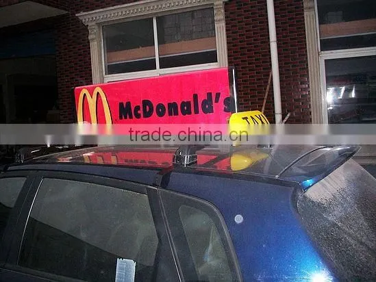 Hot Sale Taxi Top Advertising Light Box in China