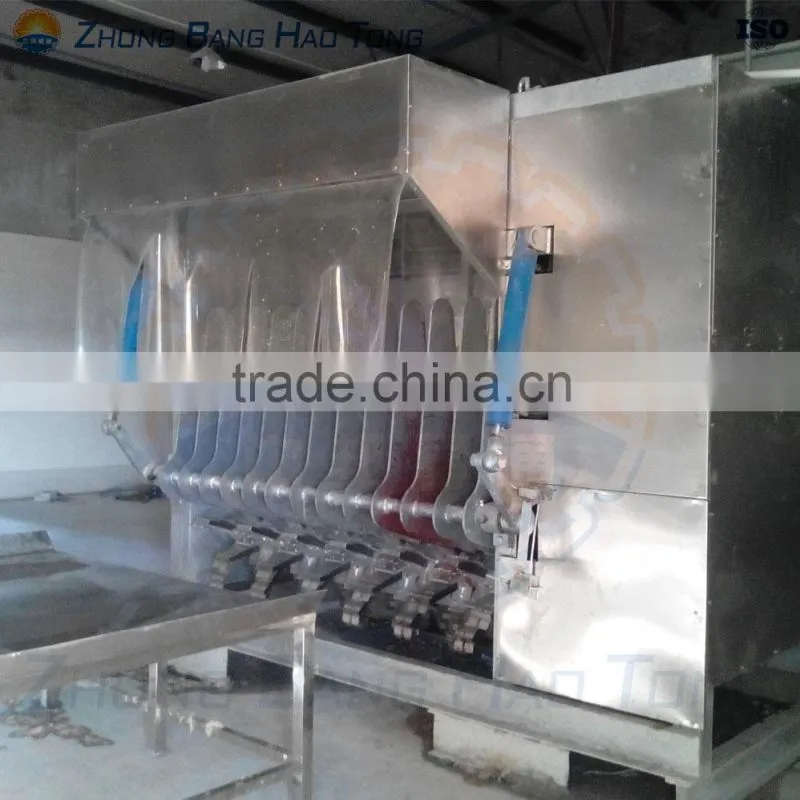 vertical pig washing machine with overhead conveying chains for pig slaughterhouse