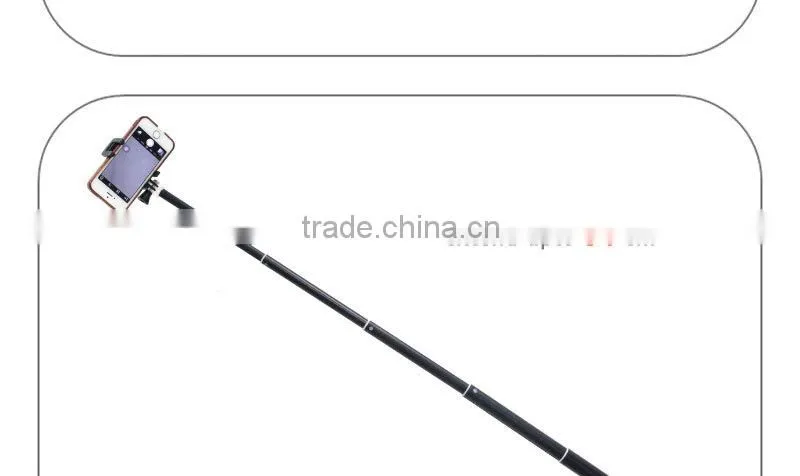 Extendable Pole Telescoping Handheld Monopod with Tripod Mount Adapter