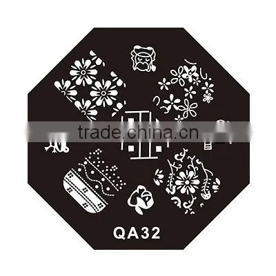DIY nail art nail tools QA series stainless nail art stamping plates