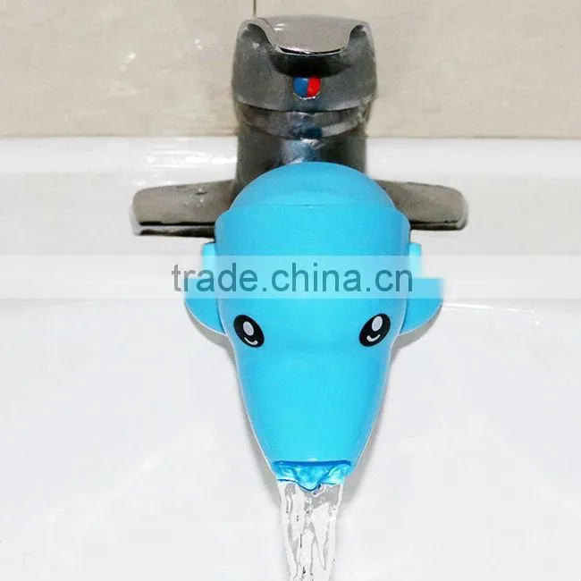 Cute baby and kids reach faucet baby tap extension diversion for washing hands