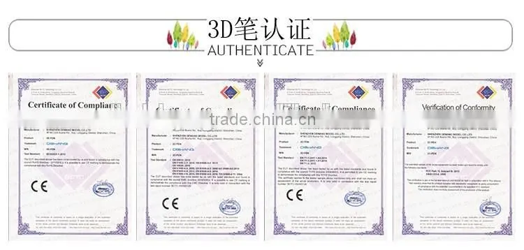 new product 2016 digital Semi-Automatic 3d pen printing machine filaments
