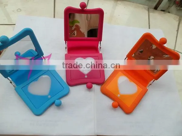 Easam led light makeup mirror,makeup mirror with led light,pocket mirror with led light