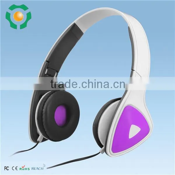 Popular stereo dj headphones, 3.5mm silent disco MP3 headphone