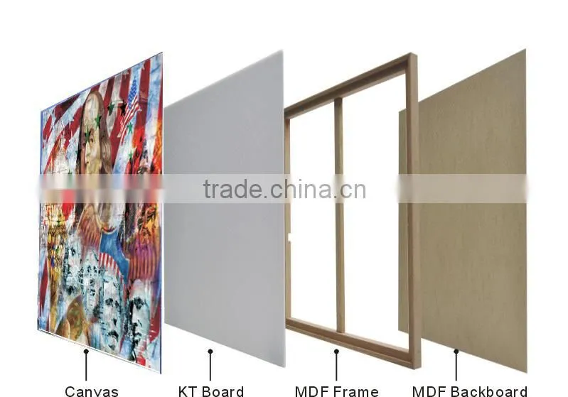 candle flame led canvas wall art christmas HD-00067-141222-candle001-01